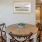 a dining table with chairs around it